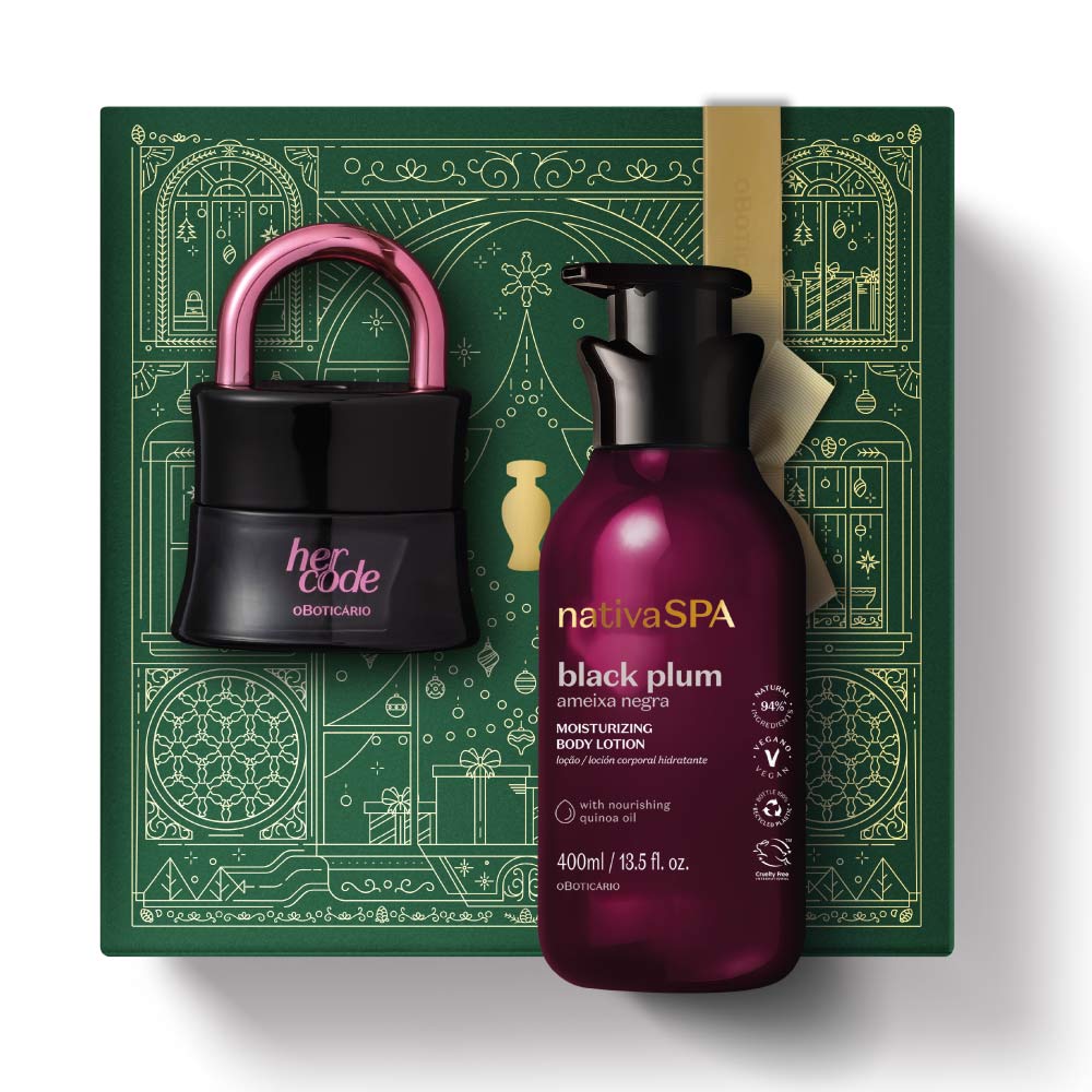 Kit natalizio Her Code Touch Black Plum
