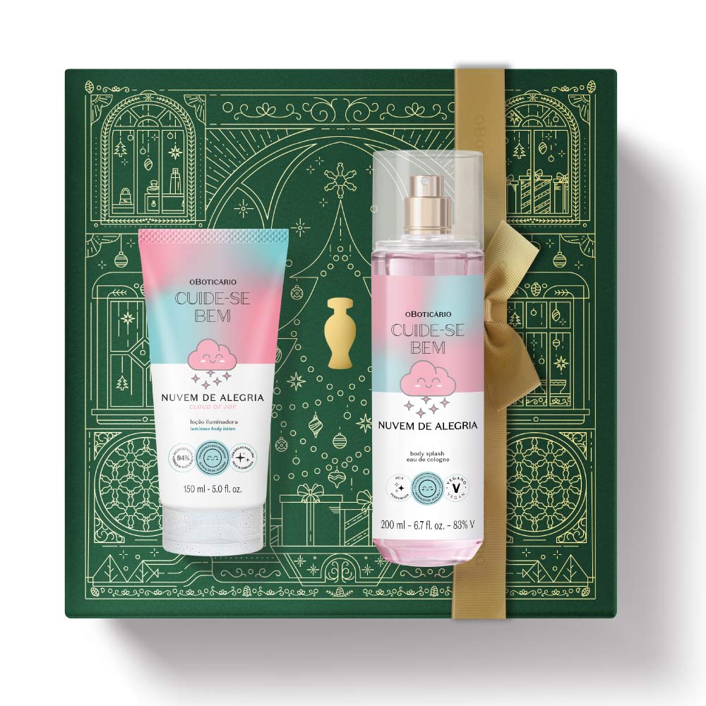 Kit de Natal Cuide-se Bem Nuvem de Alegria