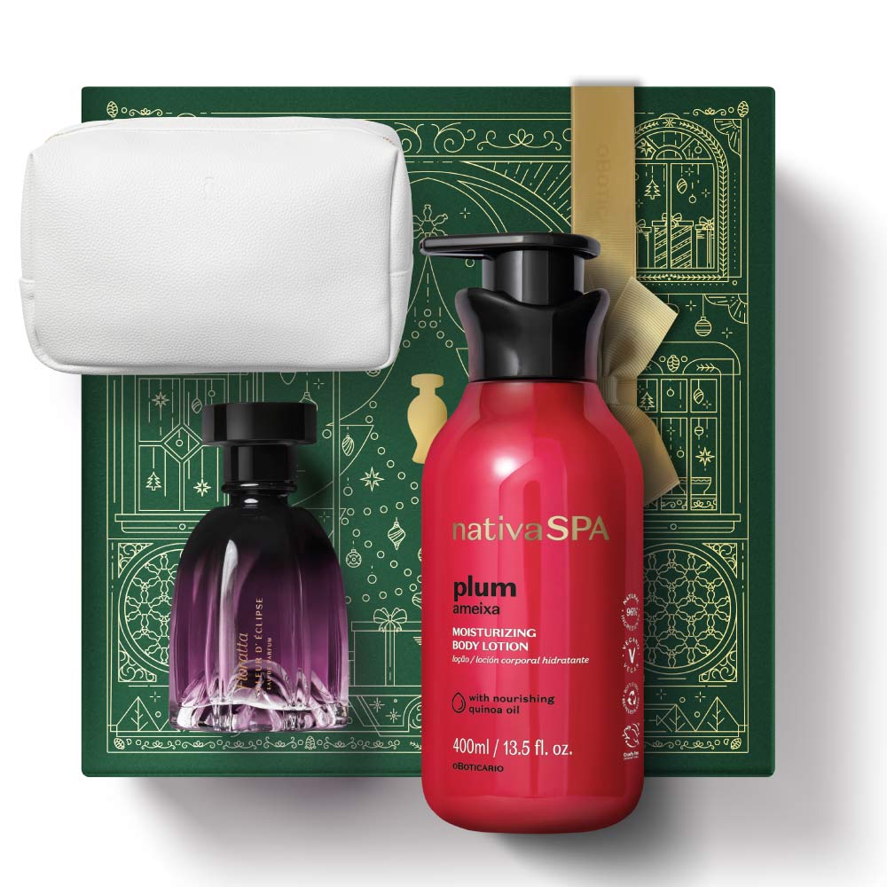 Kit natalizio Floratta Fleur D'Éclipse Plum Necessaire