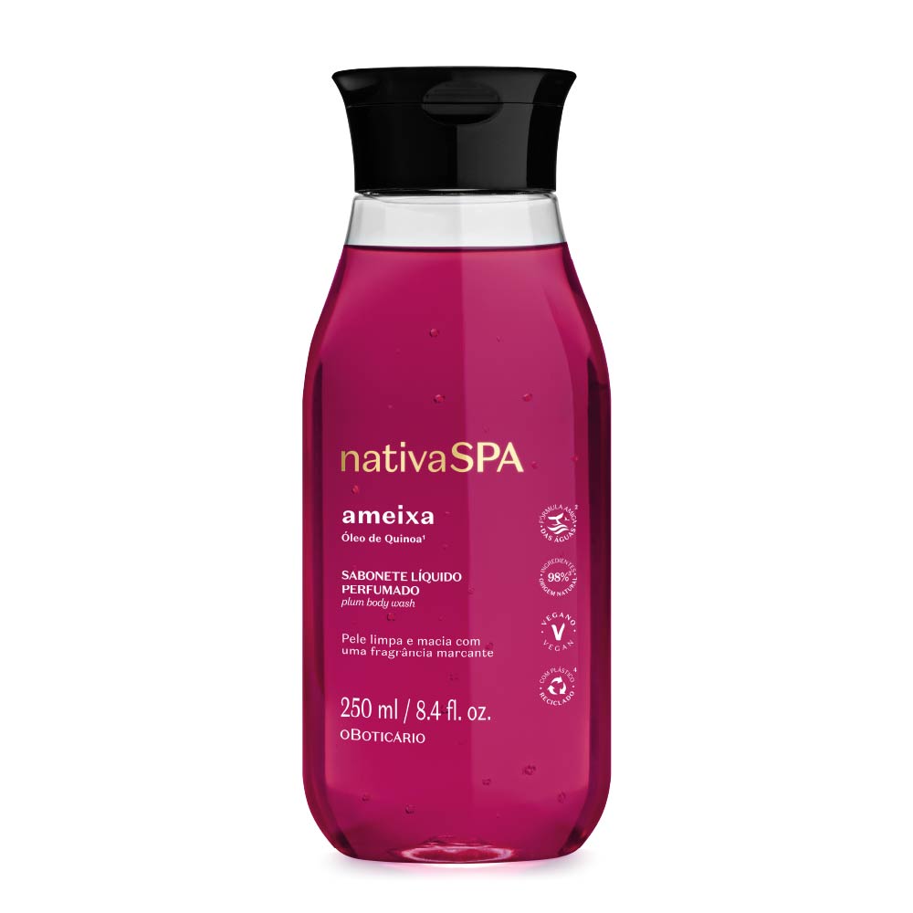 Nativa SPA Sapone liquido profumato alla prugna, 250 ml