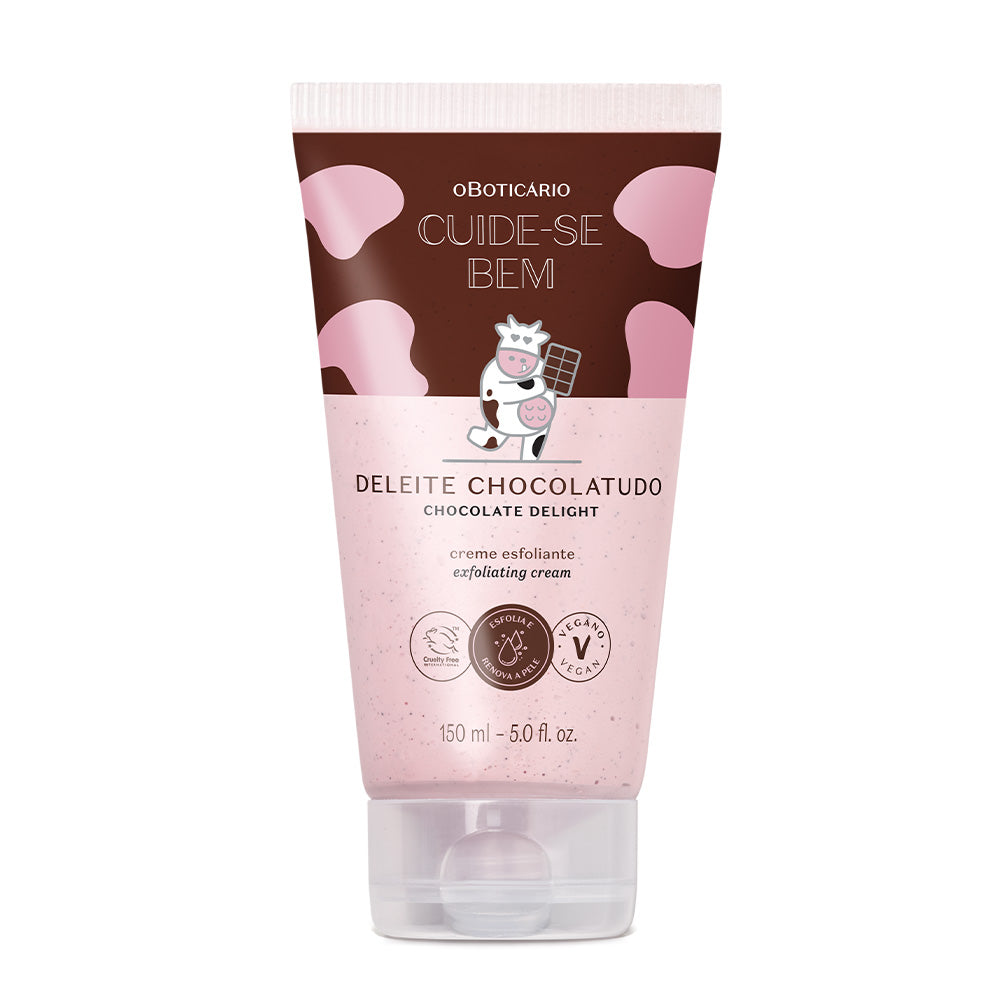 Cuide-se Bem Crema Scrub Corpo Delizia Al Cioccolato, 150ml