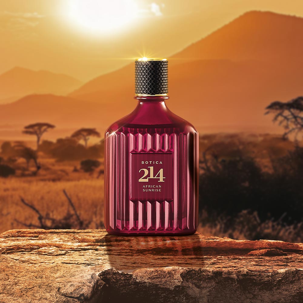 Botica 214 African Sunrise Fougére Amadeirado Eau De Parfum, 90ml