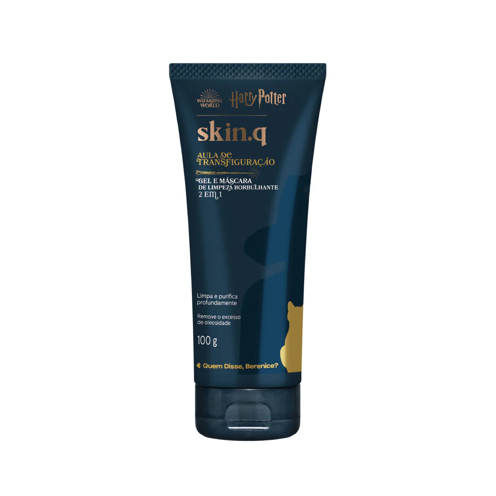 Skin.q Transfiguration Class 2 in 1 Gel detergente e maschera schiumogena, 100 g