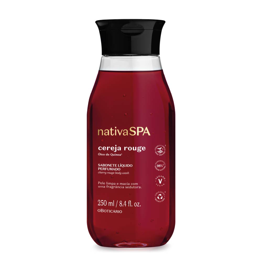 Nativa SPA Sapone liquido profumato Cherry Rouge, 250 ml