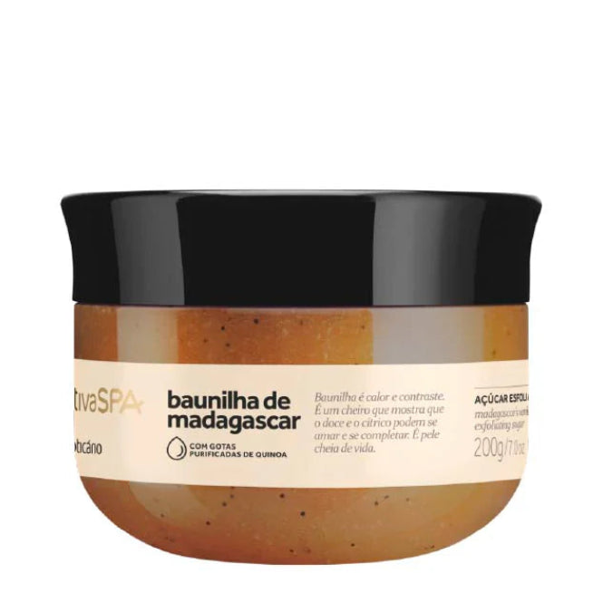 Nativa SPA Scrub esfoliante allo zucchero alla vaniglia del Madagascar, 200 g