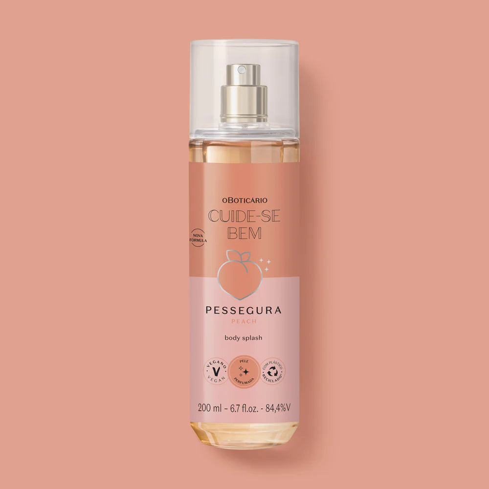 Body Splash Cuide-se Bem Pessegura, 200ml