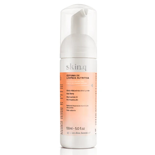 Skin.q Schiuma detergente nutriente per il viso, 150 ml