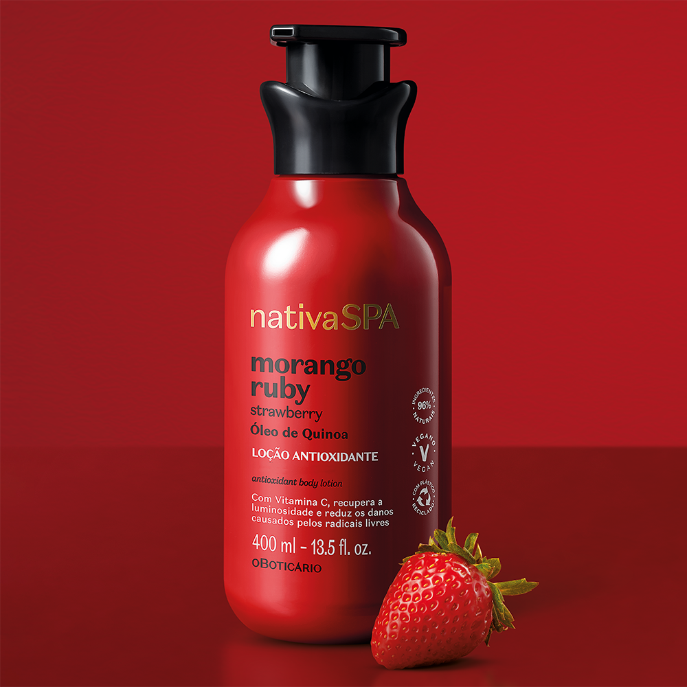 Nativa SPA Lozione idratante per il corpo Strawberry Ruby, 400 ml