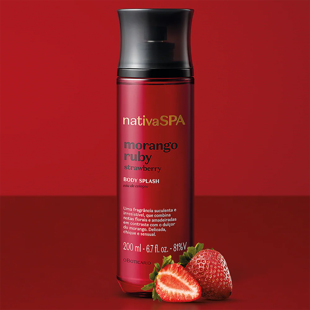 Nativa SPA Body Splash Fragola Rubino, 200 ml