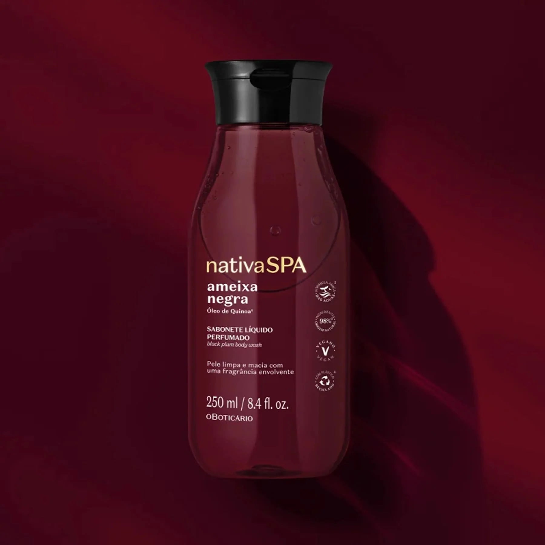 Prugna Nera Nativa SPA Sapone liquido profumato, 250 ml