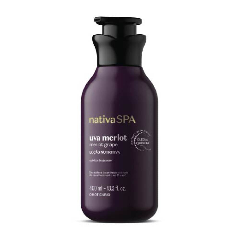 Nativa SPA Lozione idratante per il corpo all'uva Merlot, 400ML