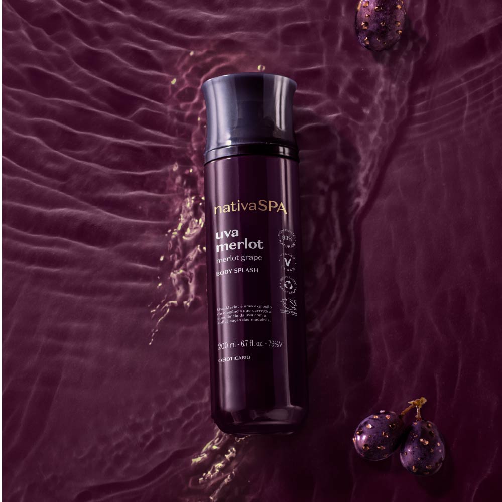 Nativa SPA Body Splash Uva Merlot, 200 ml
